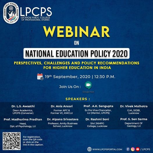 Webinar on New Education Policy 2020