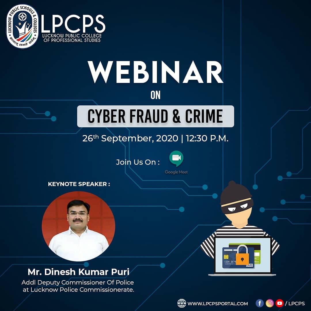 Webinar on "Cyber Fraud and Crime"  