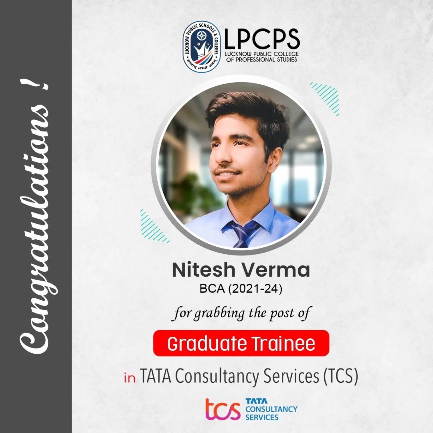 Cheers to Success! Congratulations, Nitesh Verma!