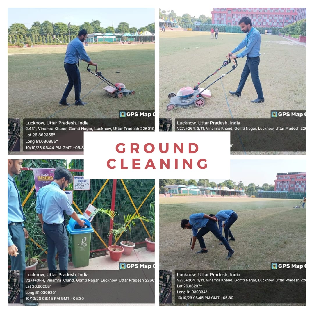 GROUND CLEANING ACTIVITY