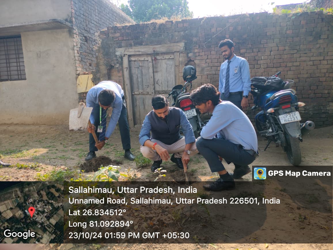 DISCUSSION WITH PRADHAN & TREE PLANTATION DRIVE