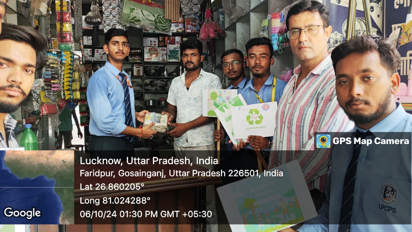 Eco-Friendly (Avoid Plastic Use) Awareness Drive with LOU